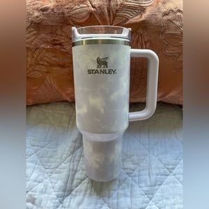 STANLEY Adventure Quencher Travel Tumbler 40 oz - Purple Tie Dye / USED NO STRAW